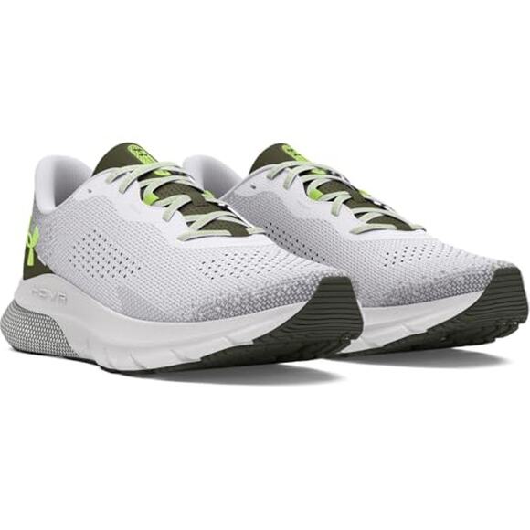 NWT Under Armour HOVR Turbulence 2 Men's Running Shoes – Size 13 White/Green - Picture 1 of 5
